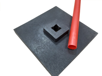 Подставка под веху вешку оградительную солдатик 330х330х70 мм