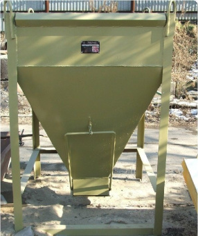 бункер для бетона неповоротный гост 21807-76 бн 0,5 м куб