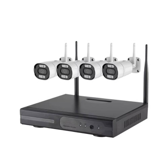 Wi-Fi Комплект видеонаблюдения беспроводной на 4 камеры 3MP, 2.8mm