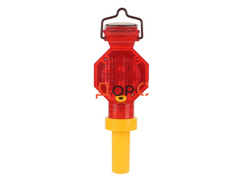 Фонарь сигнальный дорожный маяк солнечный мигалка ФС4.1 для ограждений