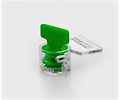 Пломба номерная индикаторная роторная для счетчиков Твист с проволокой 500 штук